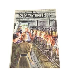 VINTAGE The New Yorker Magazine Overseas Edition August 18 1945